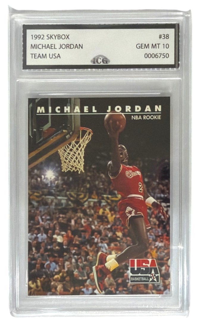 1992 Skybox Michael Jordan Team USA | No. 38 | Graded 10 (1 of 2)