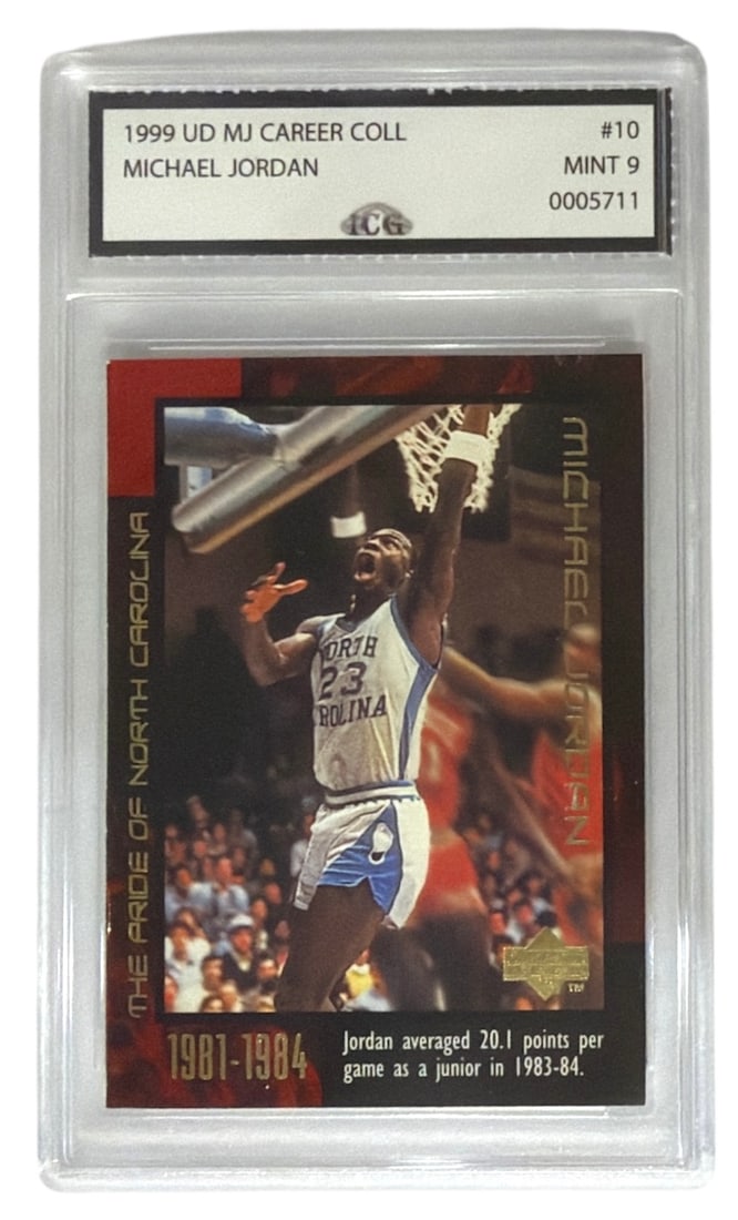1999 Michael Jordan Career Coll. | No. 10 | Graded 9 (1 of 2)