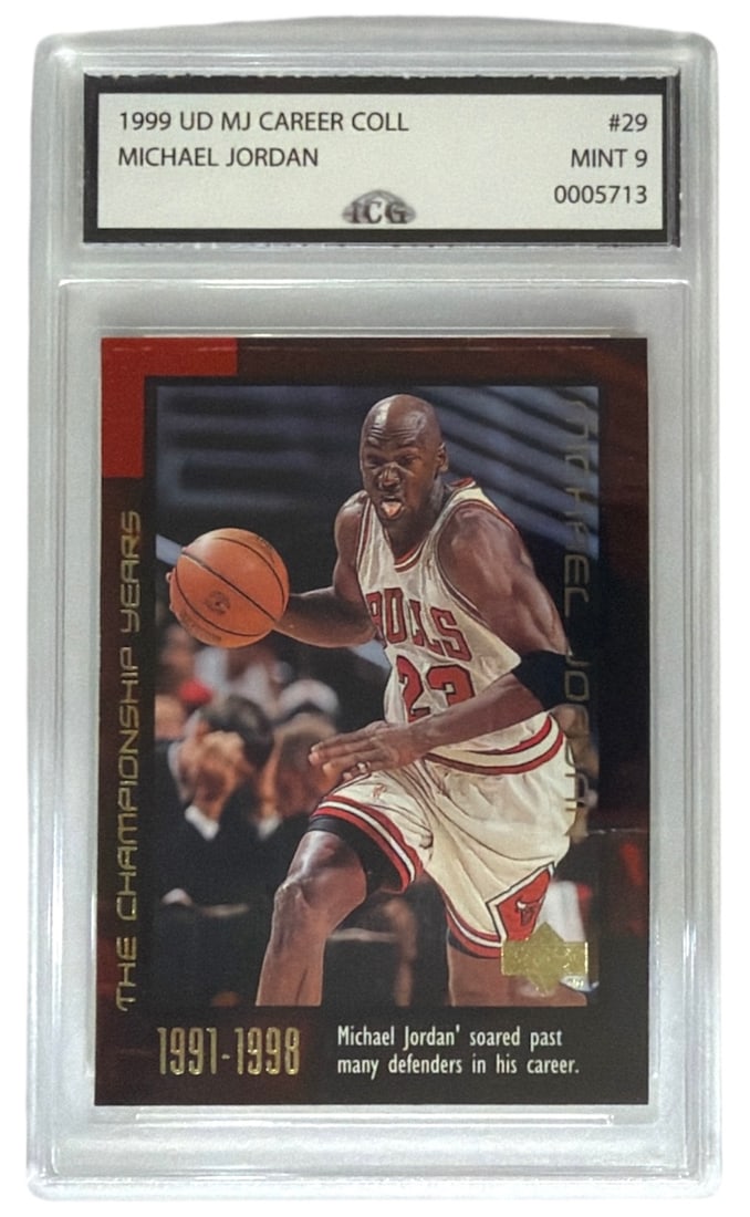 1999 Michael Jordan Career Coll. | No. 29 | Graded 9 (1 of 2)