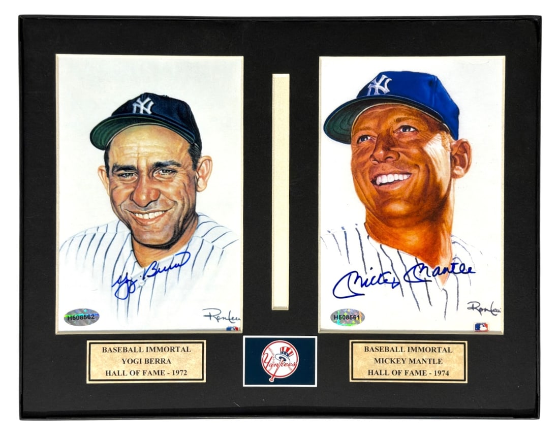 Yogi Bear and Mickey Mantle Photo (1 of 2)