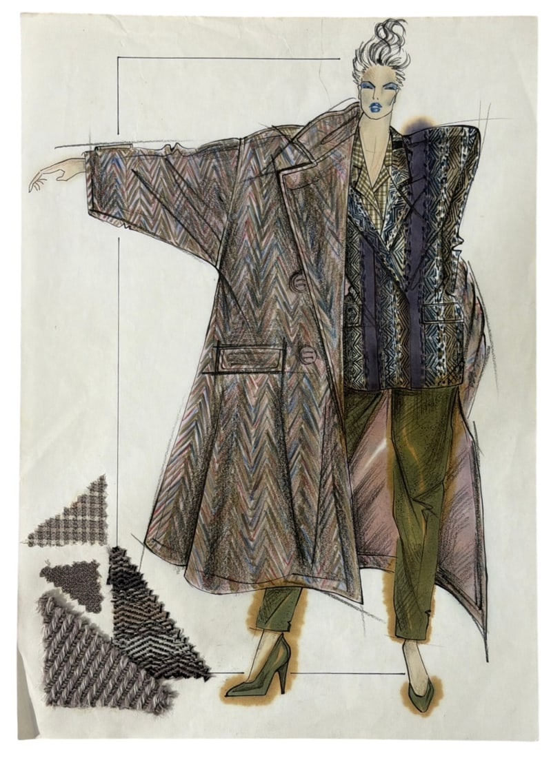 Designer Hand Drawn Artwork From Fashion Company Dior: Designer Hand Drawn Artwork From Fashion Company Dior