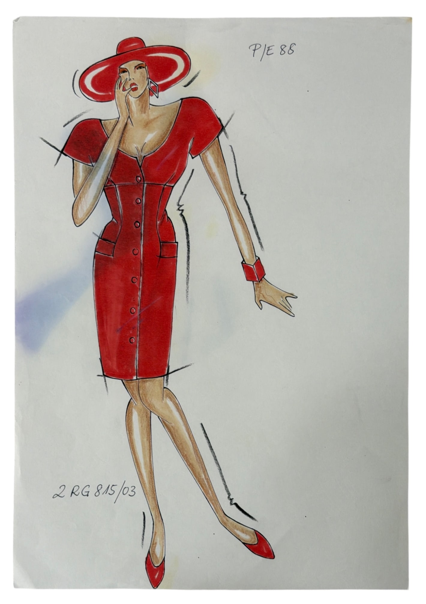 Designer Hand Drawn Artwork From Fashion Company Dior: Designer Hand Drawn Artwork From Fashion Company Dior