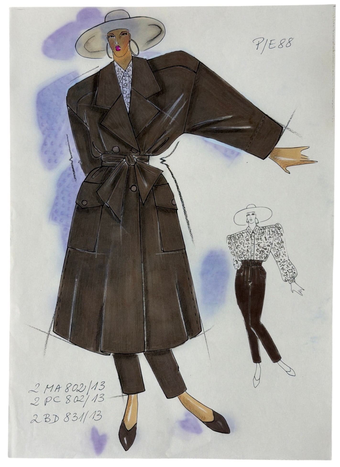 Designer Hand Drawn Artwork From Fashion Company Dior: Designer Hand Drawn Artwork From Fashion Company Dior