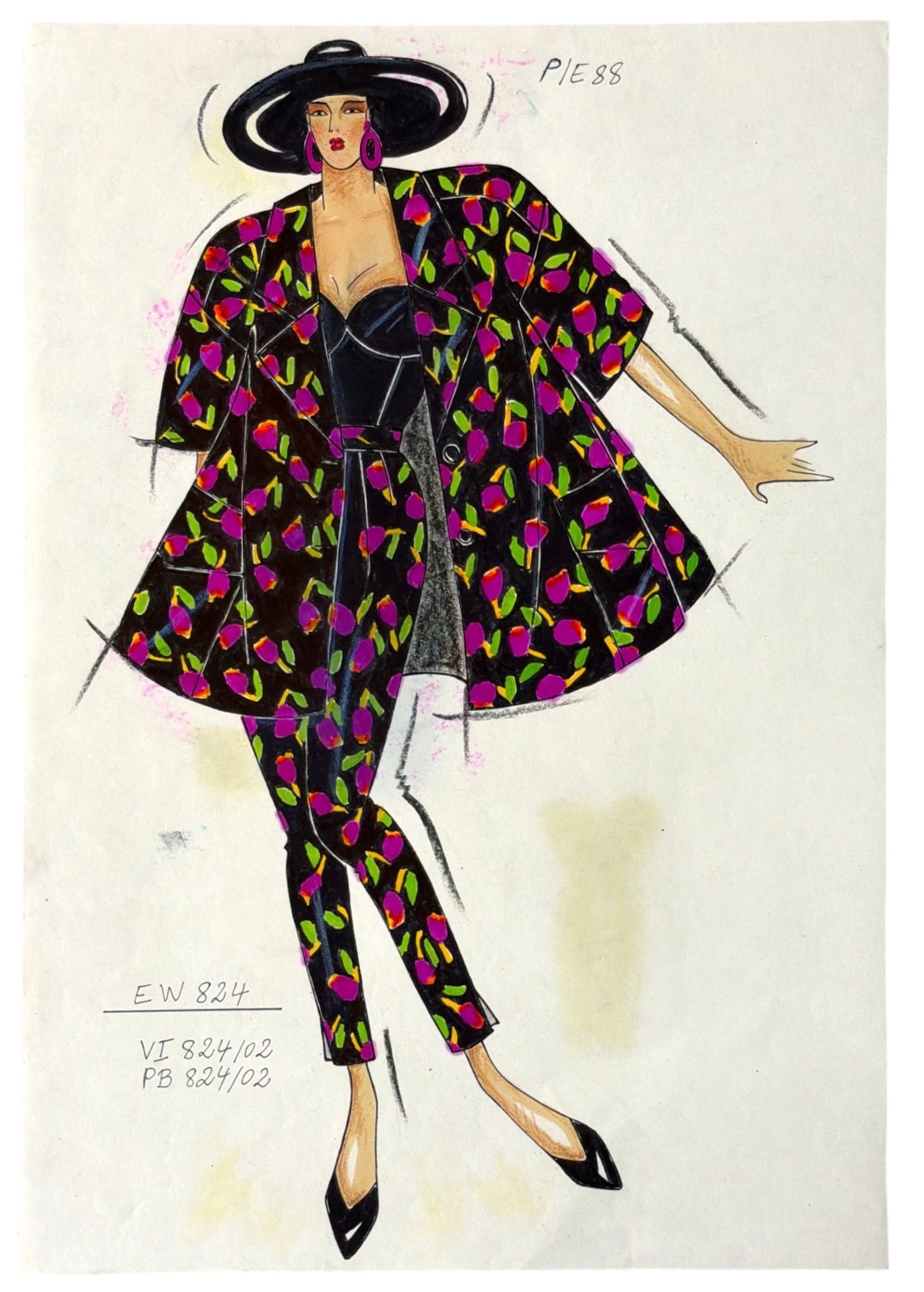 Designer Hand Drawn Artwork From Fashion Company Dior: Designer Hand Drawn Artwork From Fashion Company Dior