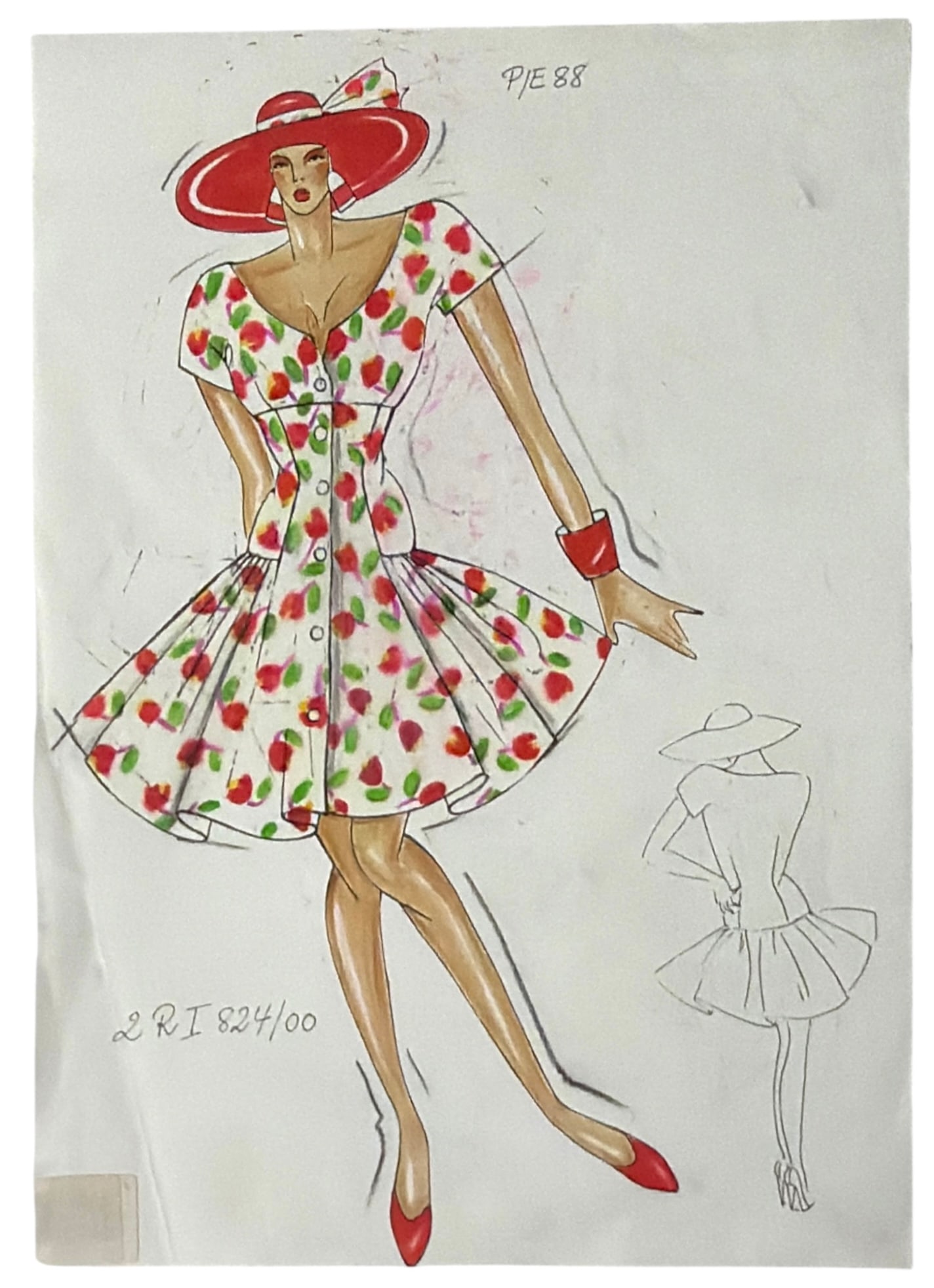 Designer Hand Drawn Artwork From Fashion Company Dior: Designer Hand Drawn Artwork From Fashion Company Dior