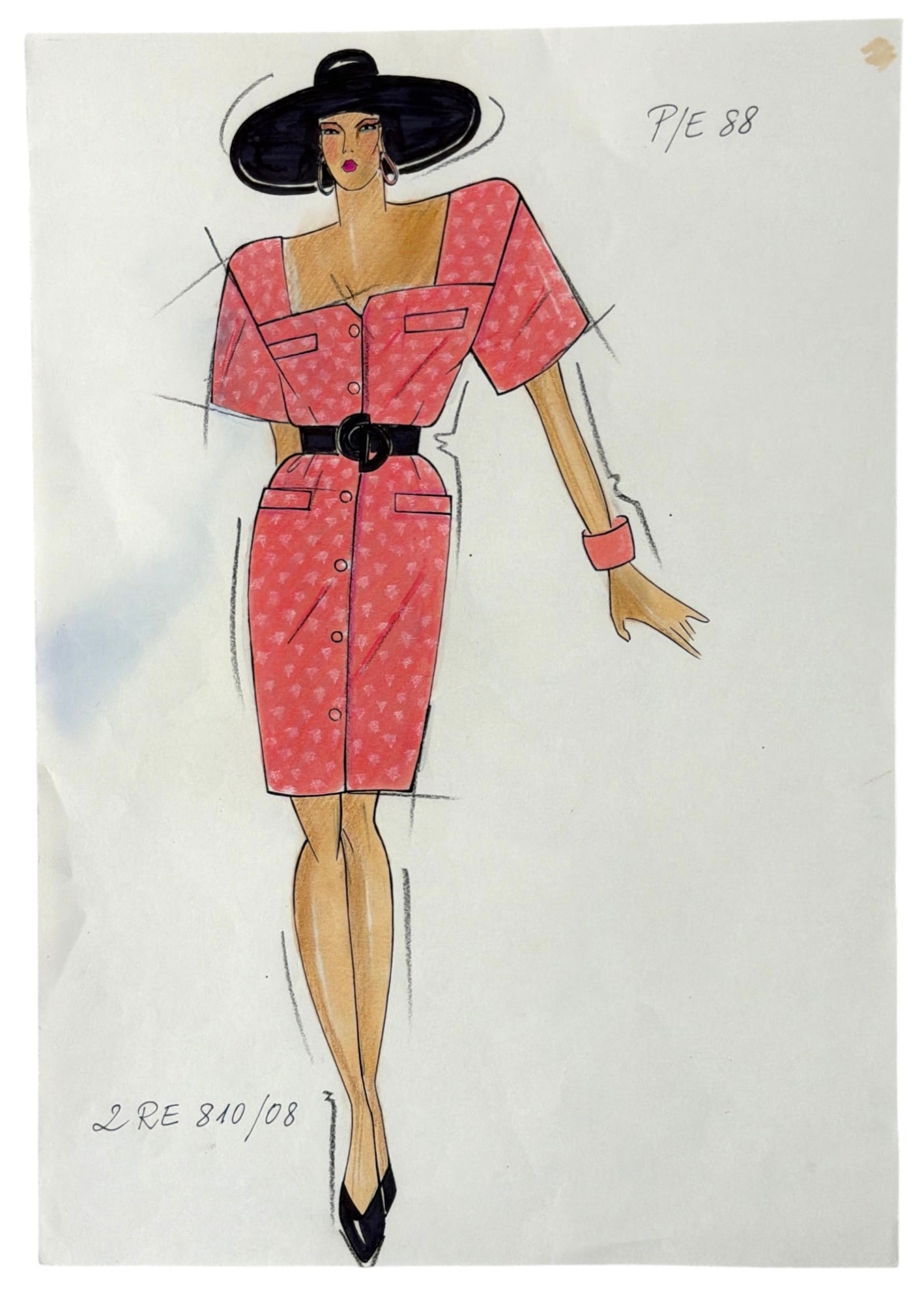 Designer Hand Drawn Artwork From Fashion Company Dior: Designer Hand Drawn Artwork From Fashion Company Dior