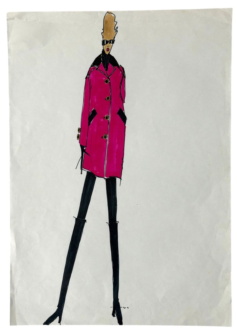 Designer Hand Drawn Artwork From Fashion Designer: Designer Hand Drawn Artwork From Fashion Designer