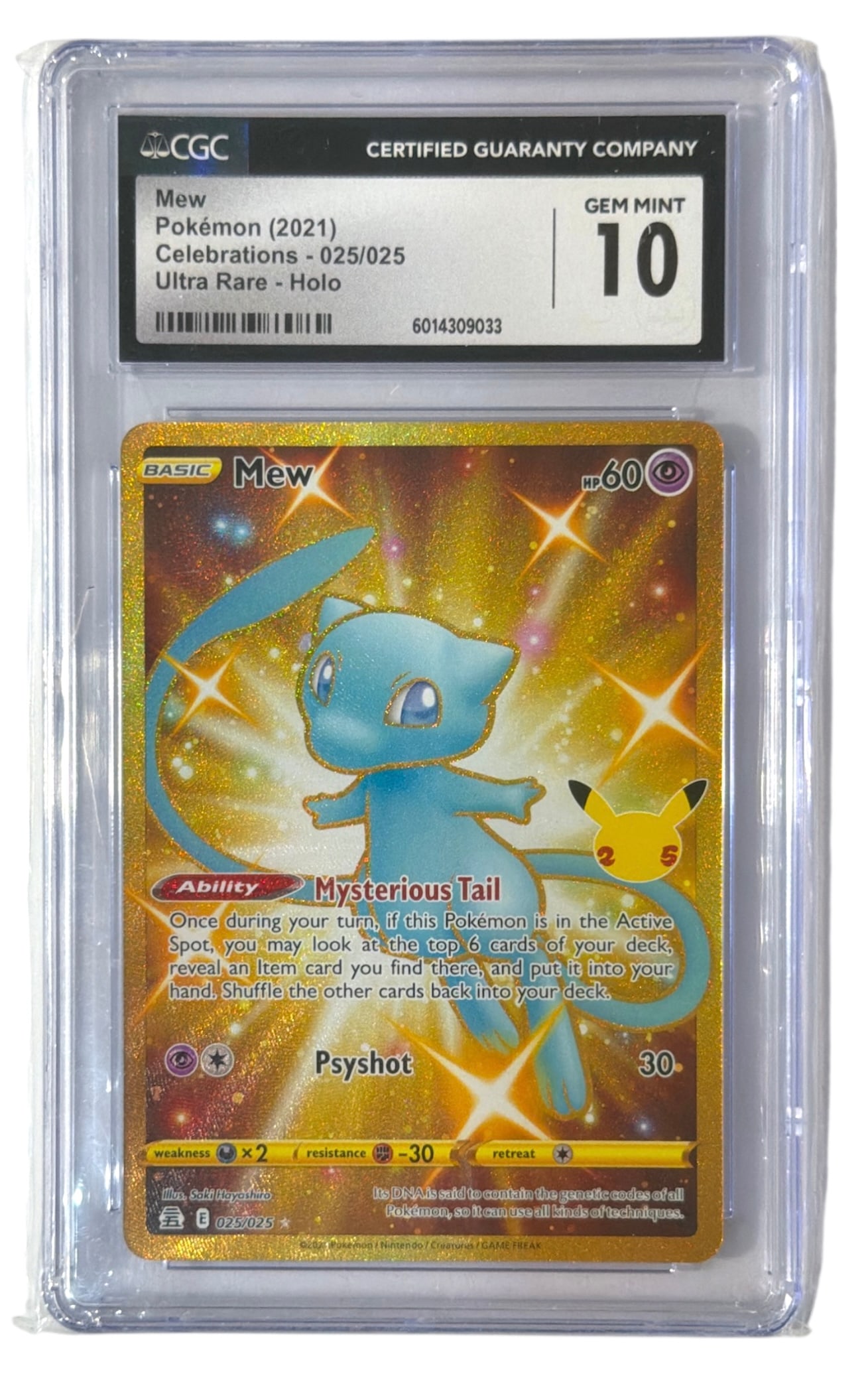 2021 Mew | Pokemon Celebrations Ultra Rare HOLO | Graded 10: 2021 Mew | Pokemon Celebrations Ultra Rare HOLO | Graded 10