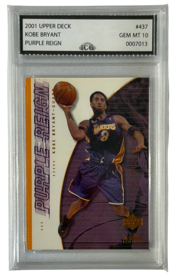 2001 Upper Deck Kobe Bryant | No. 437 | Graded 10: 2001 Upper Deck Kobe Bryant | No. 437 | Graded 10