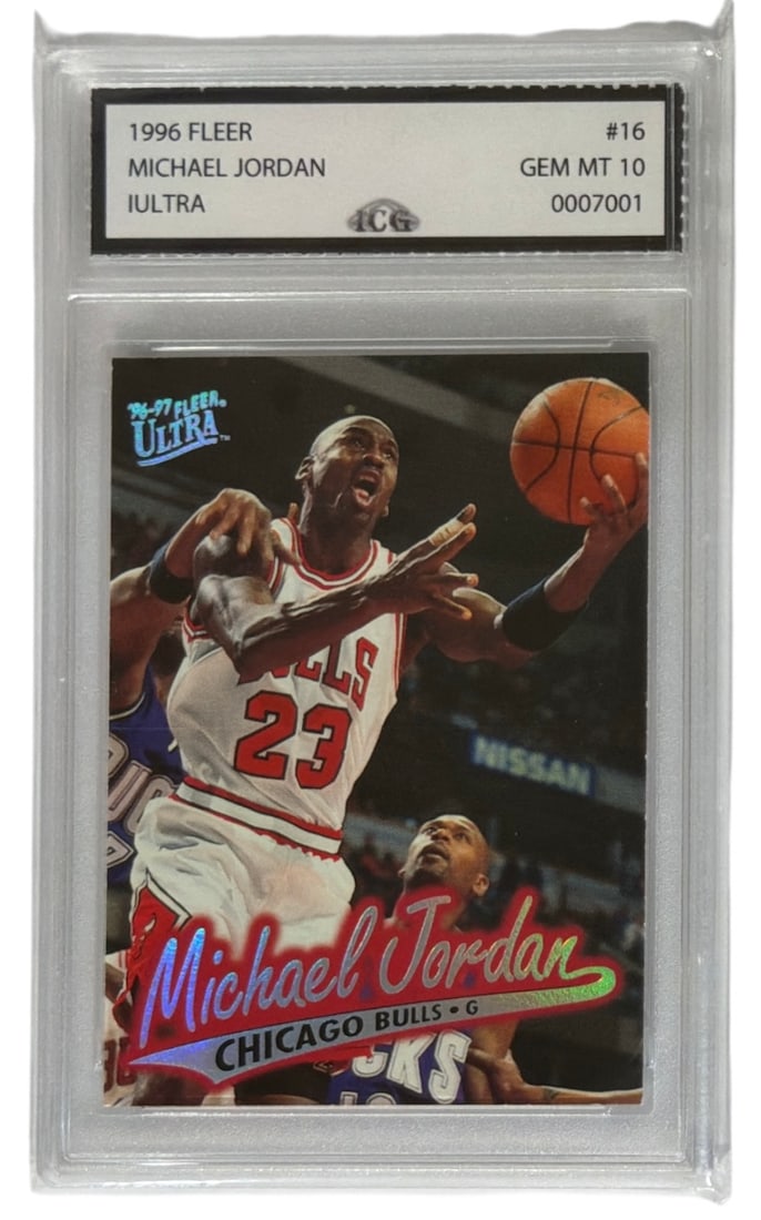 1996 Fleer Michael Jordan IUltra | No. 16 | Graded 10 (1 of 2)