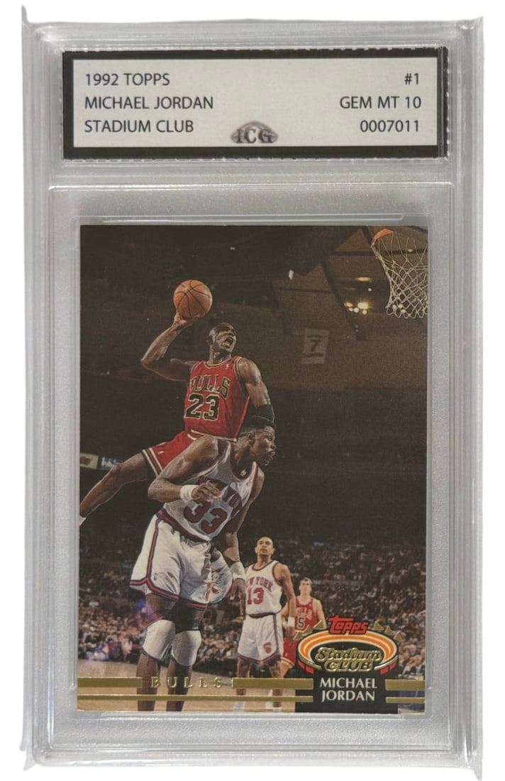 1992 Topps Michael Jordan Stadium Club | No. 1 | Graded 10 (1 of 2)