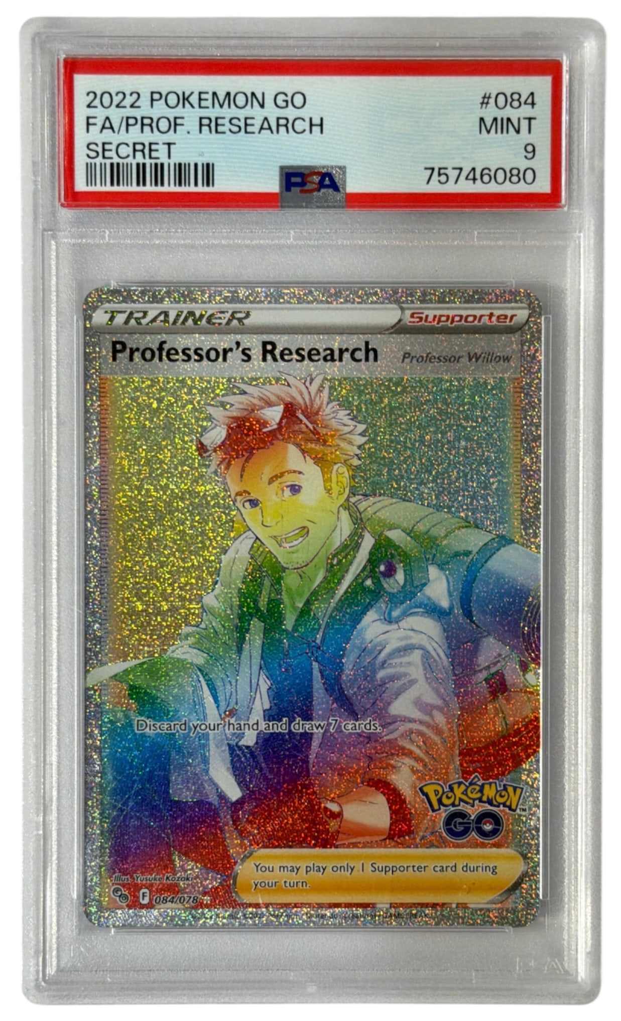 2022 Professors Research | Pokemon GO | NO. 84 | Graded 9: 2022 Professors Research | Pokemon GO | NO. 84 | Graded 9