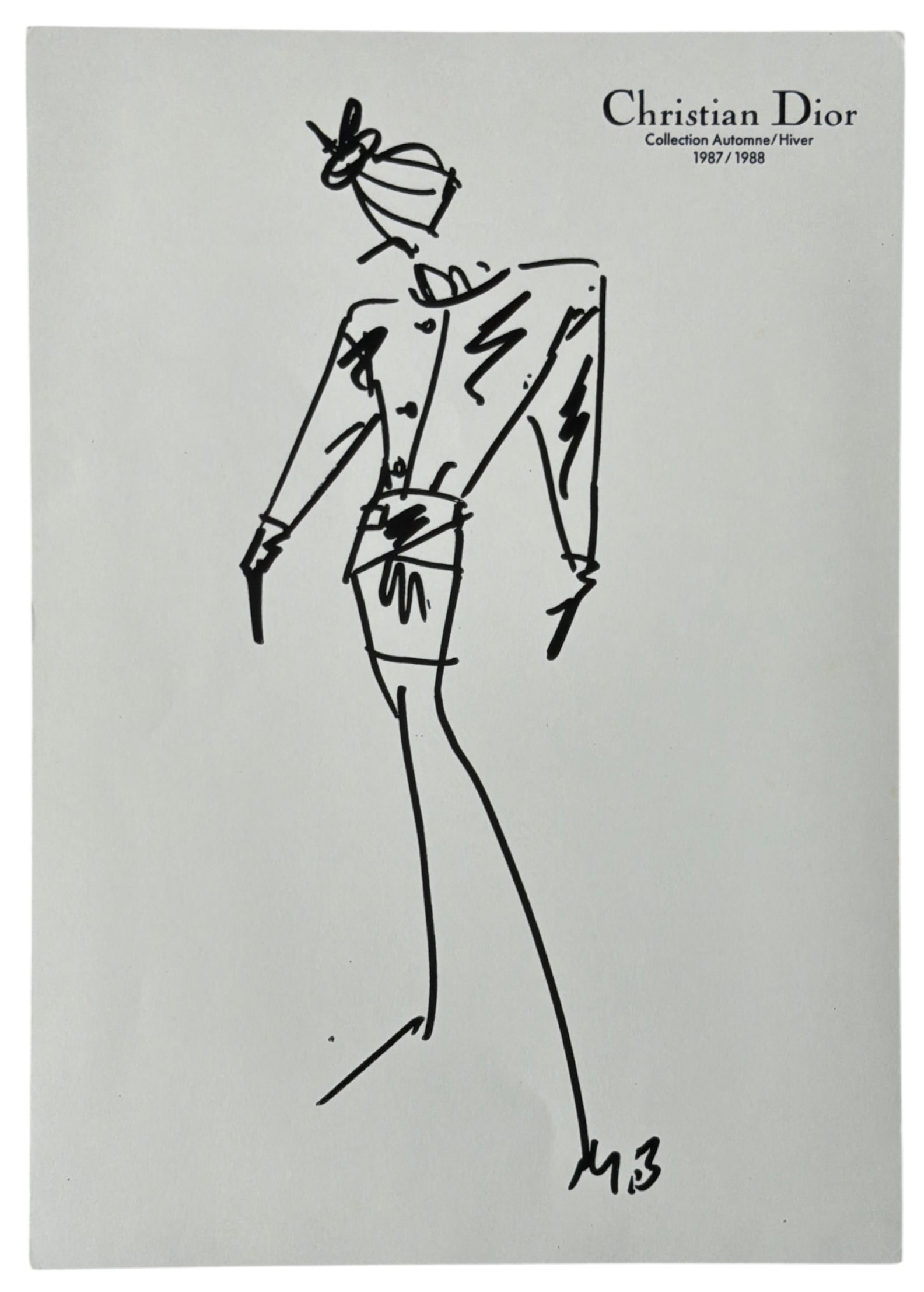 Designer Hand Drawn Artwork From Fashion Company Dior: Designer Hand Drawn Artwork From Fashion Company Dior