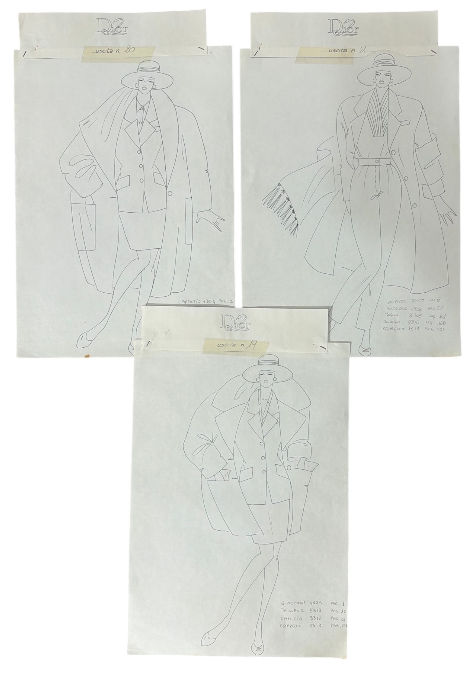 Designer Hand Drawn Artwork From Fashion Company Dior: Designer Hand Drawn Artwork From Fashion Company Dior