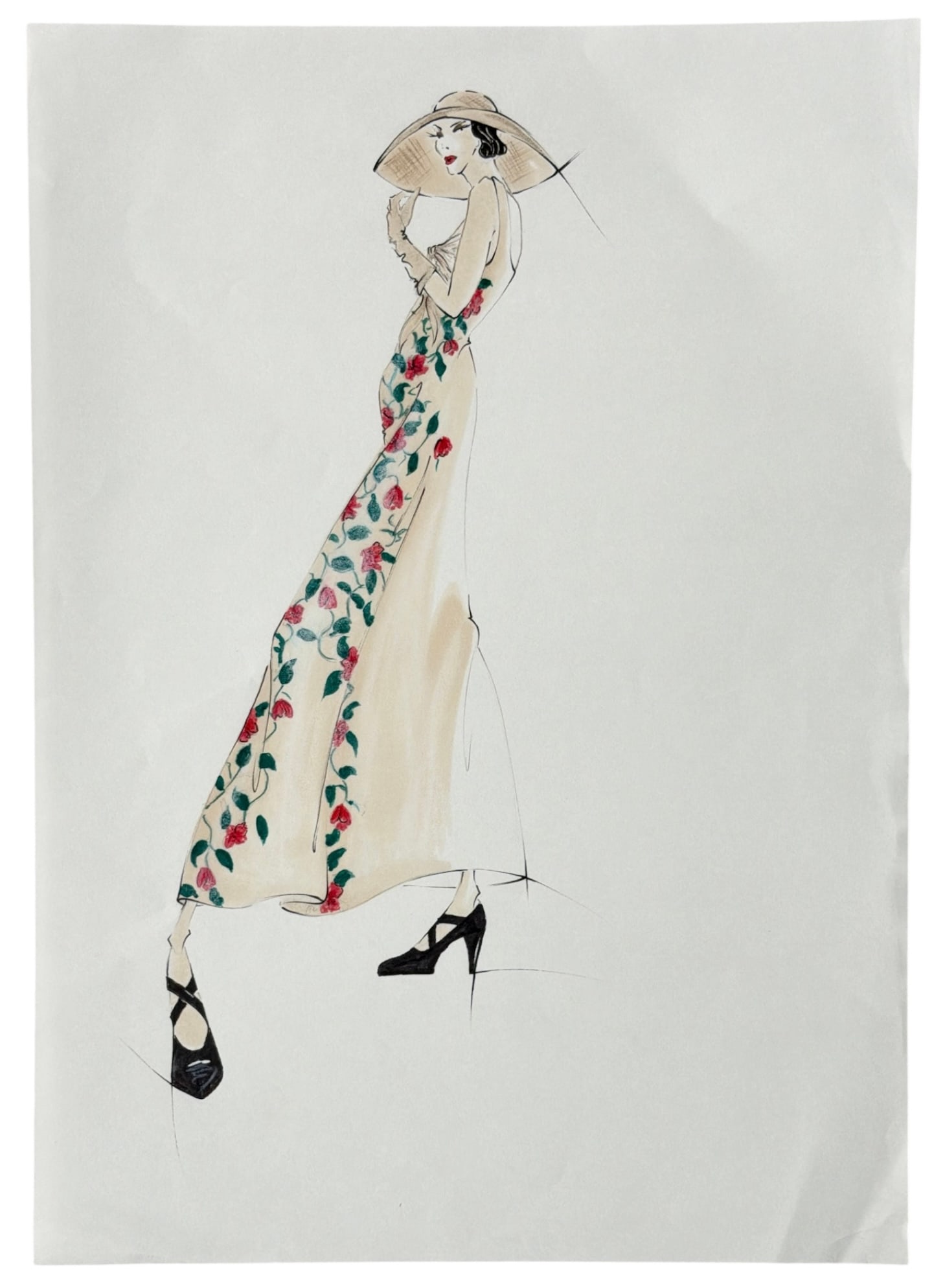 Designer Hand Drawn Artwork From Fashion Designer: Designer Hand Drawn Artwork From Fashion Designer