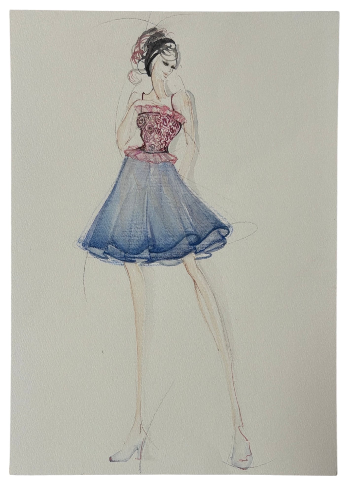 Designer Hand Drawn Artwork From Fashion Designer: Designer Hand Drawn Artwork From Fashion Designer