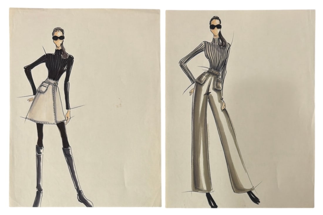 Designer Hand Drawn Artworks From Fashion Designer: Designer Hand Drawn Artworks From Fashion Designer