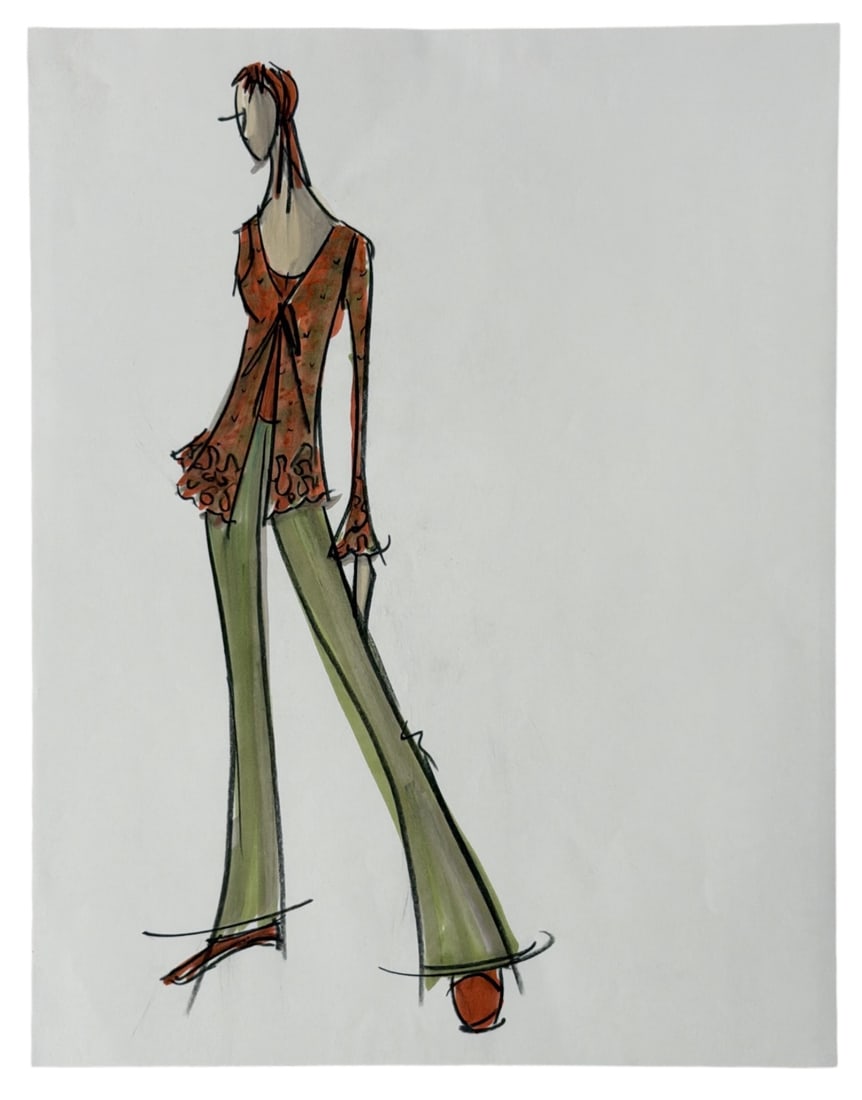 Designer Hand Drawn Artwork From Fashion Designer: Designer Hand Drawn Artwork From Fashion Designer