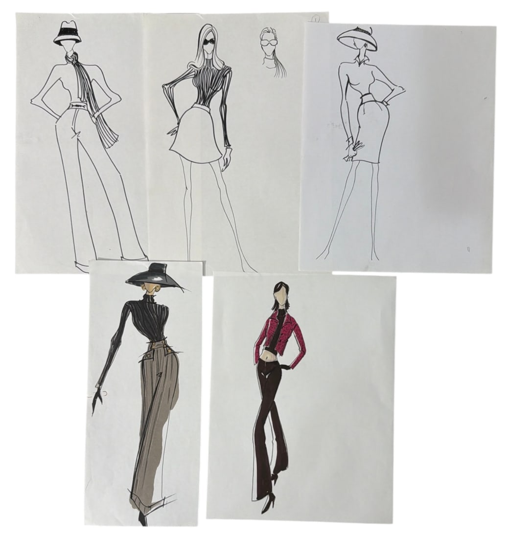 Designer Hand Drawn Artworks From Fashion Designer: Designer Hand Drawn Artworks From Fashion Designer