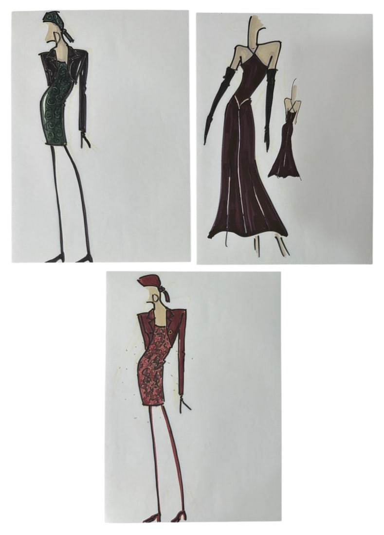 Designer Hand Drawn Artworks From Fashion Designer: Designer Hand Drawn Artworks From Fashion Designer