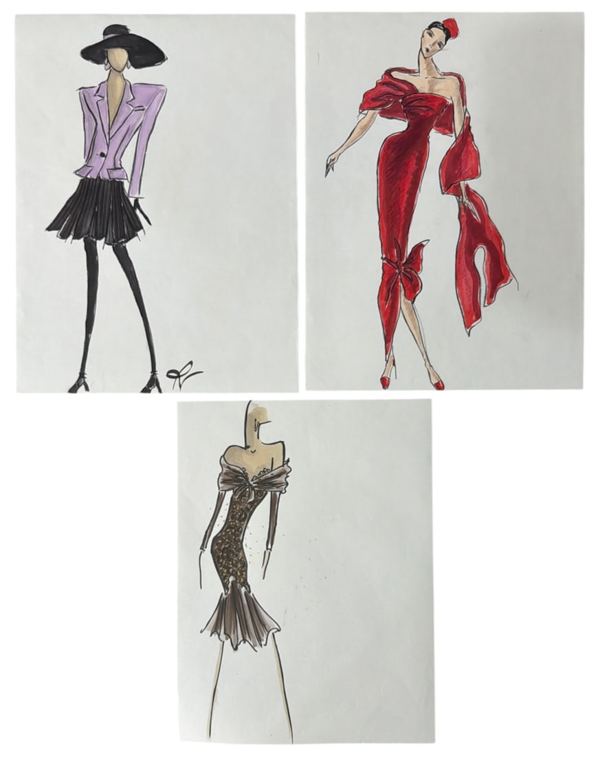 Designer Hand Drawn Artworks From Fashion Designer: Designer Hand Drawn Artworks From Fashion Designer