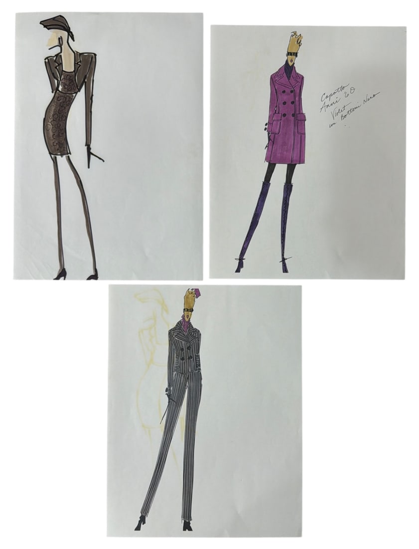 Designer Hand Drawn Artworks From Fashion Designer: Designer Hand Drawn Artworks From Fashion Designer