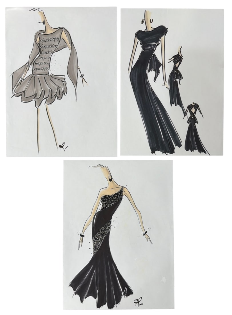 Designer Hand Drawn Artworks From Fashion Designer: Designer Hand Drawn Artworks From Fashion Designer