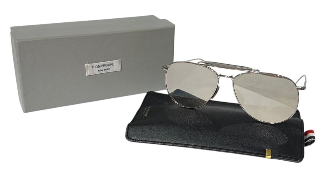 Thom Browne Aviator Sunglasses: Thom Browne Aviator Sunglasses