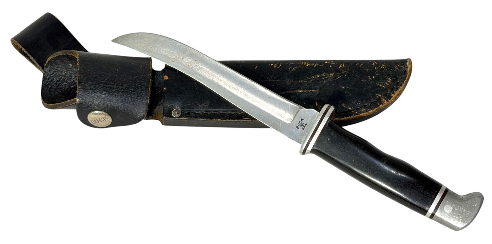 Buck Bowie Knife and Case: Buck Bowie Knife and Case