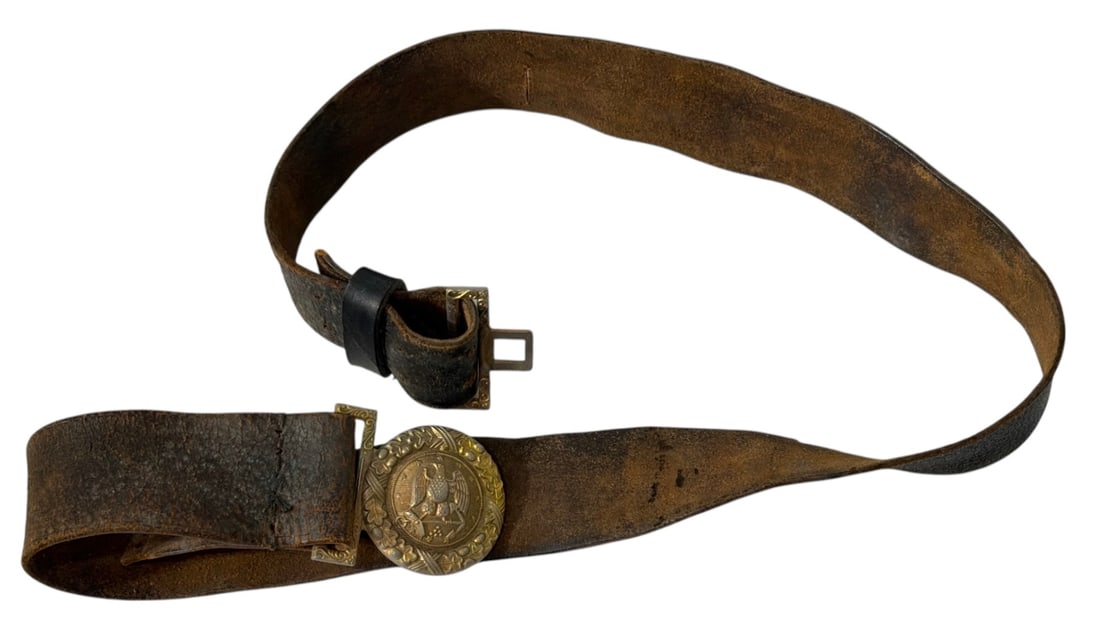 Civil War Era U.S. Navy Officers Waist Belt: Civil War Era U.S. Navy Officers Waist Belt