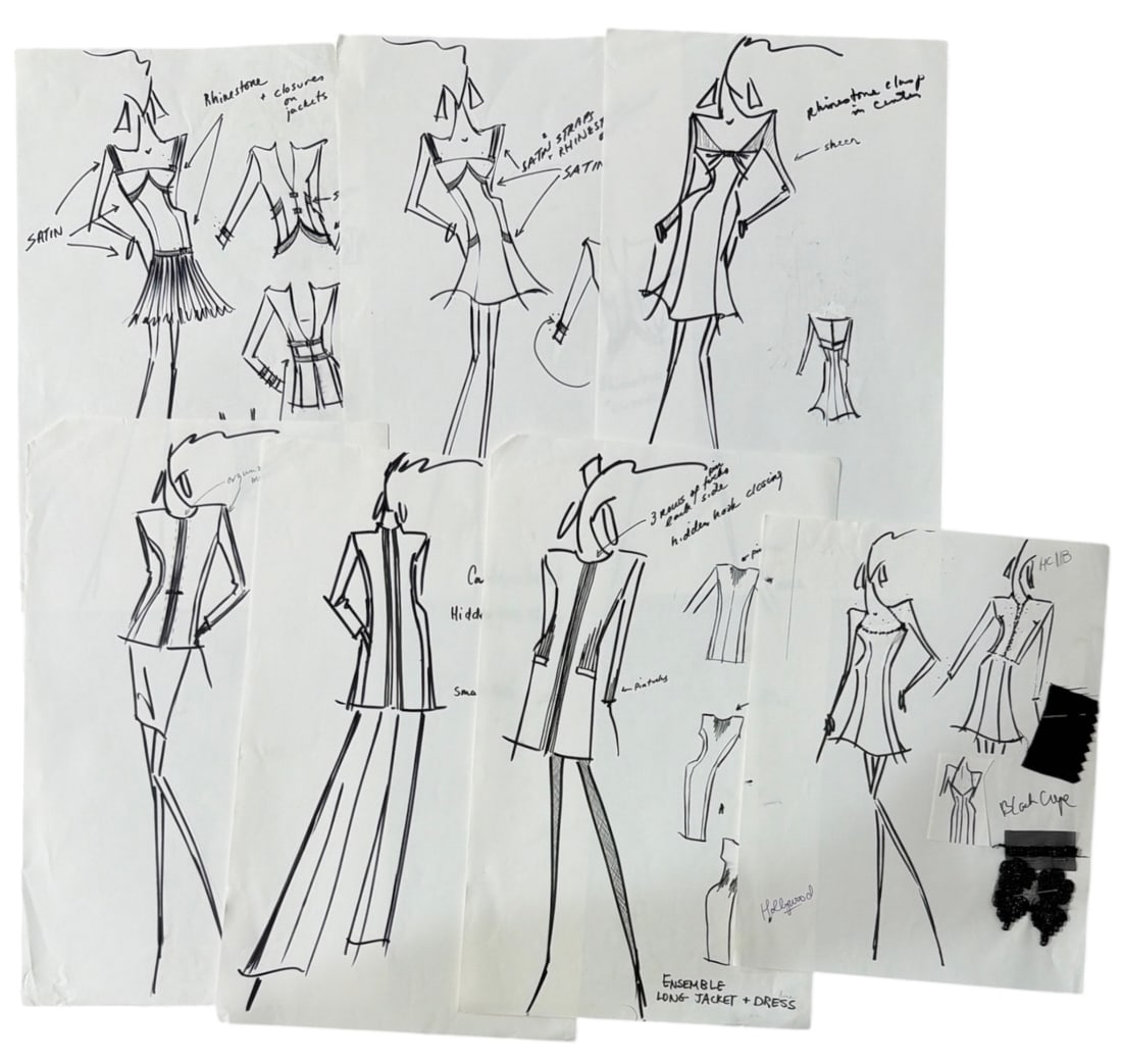 Designer Hand Drawn Artworks From Fashion Designer: Designer Hand Drawn Artworks From Fashion Designer