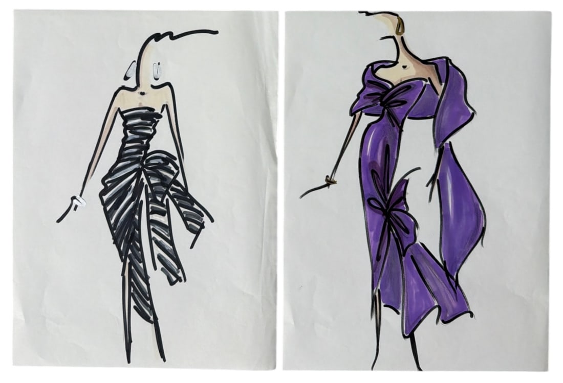 Designer Hand Drawn Artworks From Fashion Designer: Designer Hand Drawn Artworks From Fashion Designer