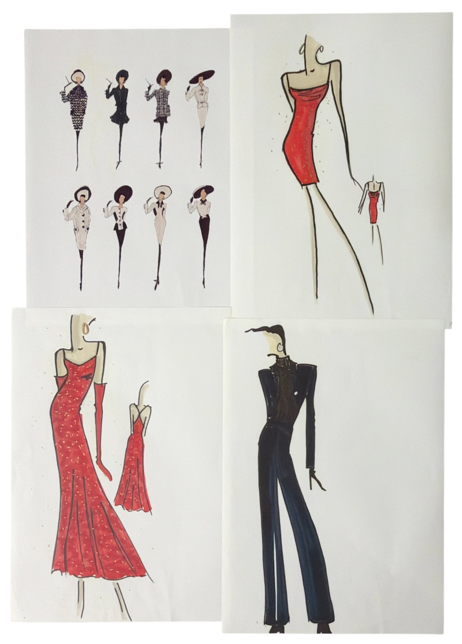 Designer Hand Drawn Artworks From Fashion Designer: Designer Hand Drawn Artworks From Fashion Designer
