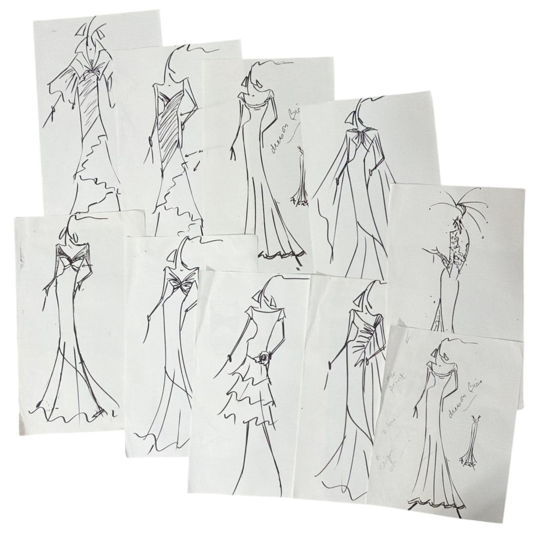 Designer Hand Drawn Artworks From Fashion Designer: Designer Hand Drawn Artworks From Fashion Designer
