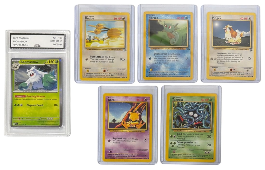 Graded Pokemon Trading Card and Trading Card Collection: AUTHENTICATION HAS NOT BEEN PERFORMED TO GUARANTEE VERIFICATION | All purchases are made at the buyers discretion