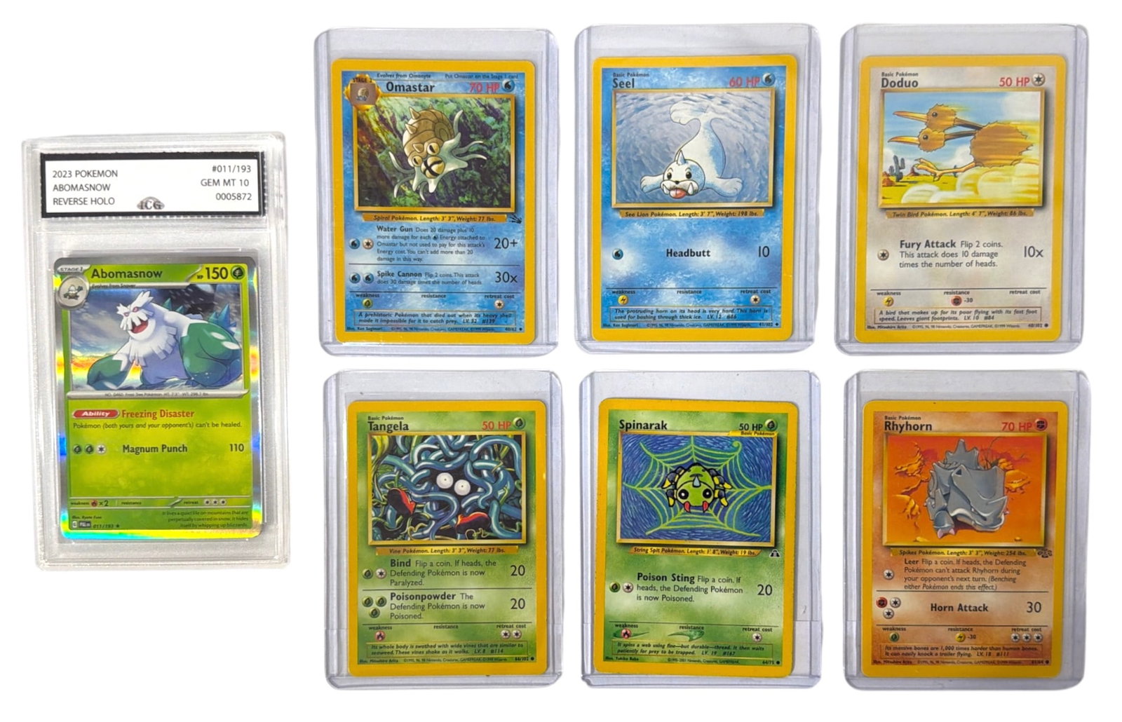 Graded Pokemon Trading Card and Trading Card Collection (1 of 2)