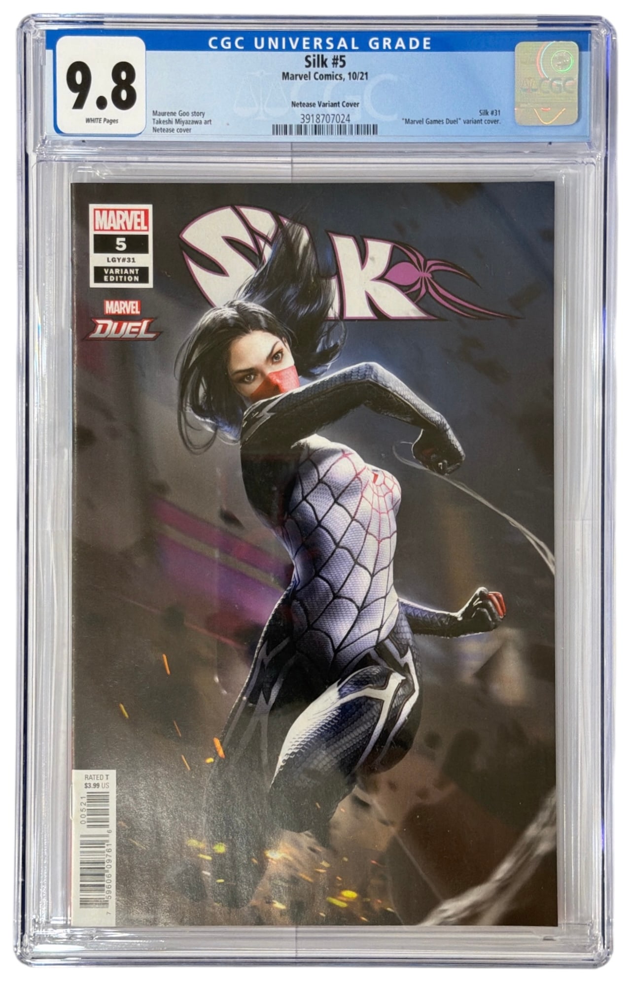 Marvels Silk | No. 5 | Graded 9.8: Marvels Silk | No. 5 | Graded 9.8