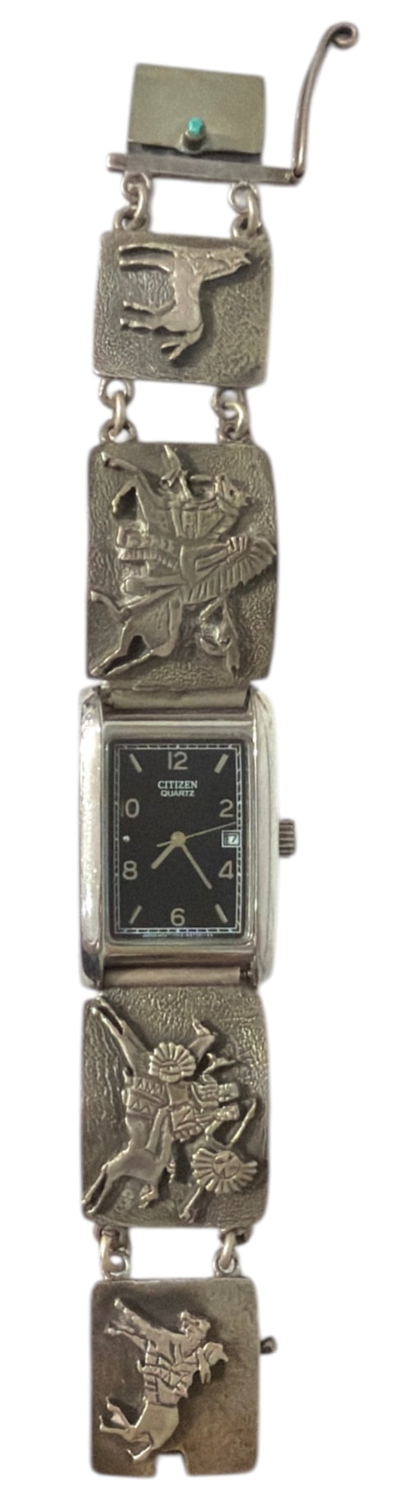 Navajo Style Watch Band and a Citizen Quartz Watch: Navajo Style Watch Band and a Citizen Quartz Watch