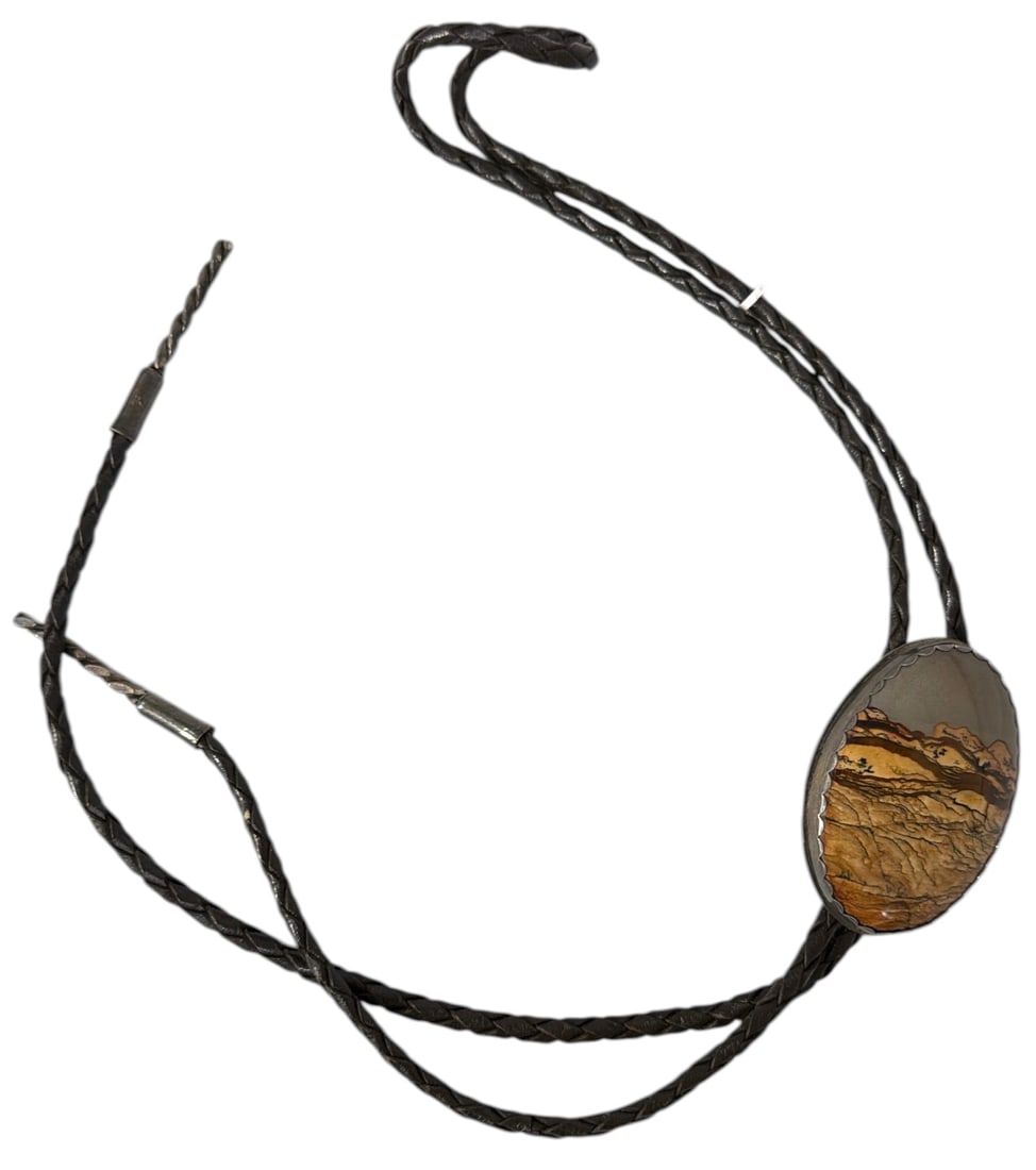 Navajo Style Bolo Tie: Navajo Style Bolo Tie