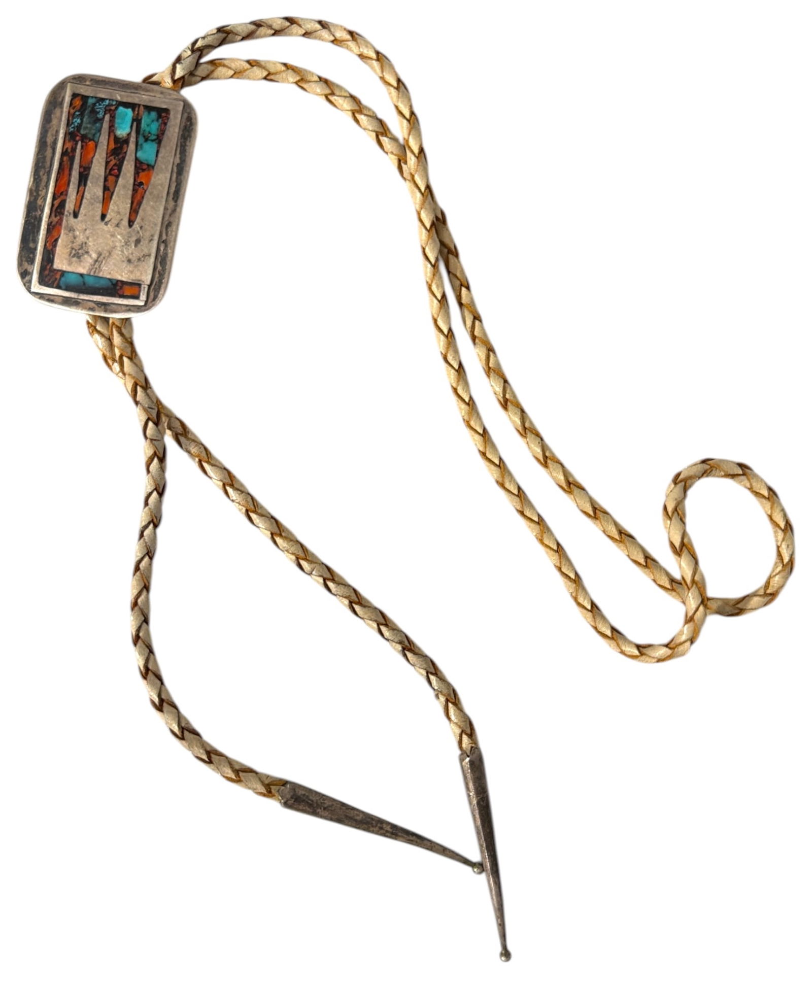 Navajo Style Bolo Tie: Navajo Style Bolo Tie