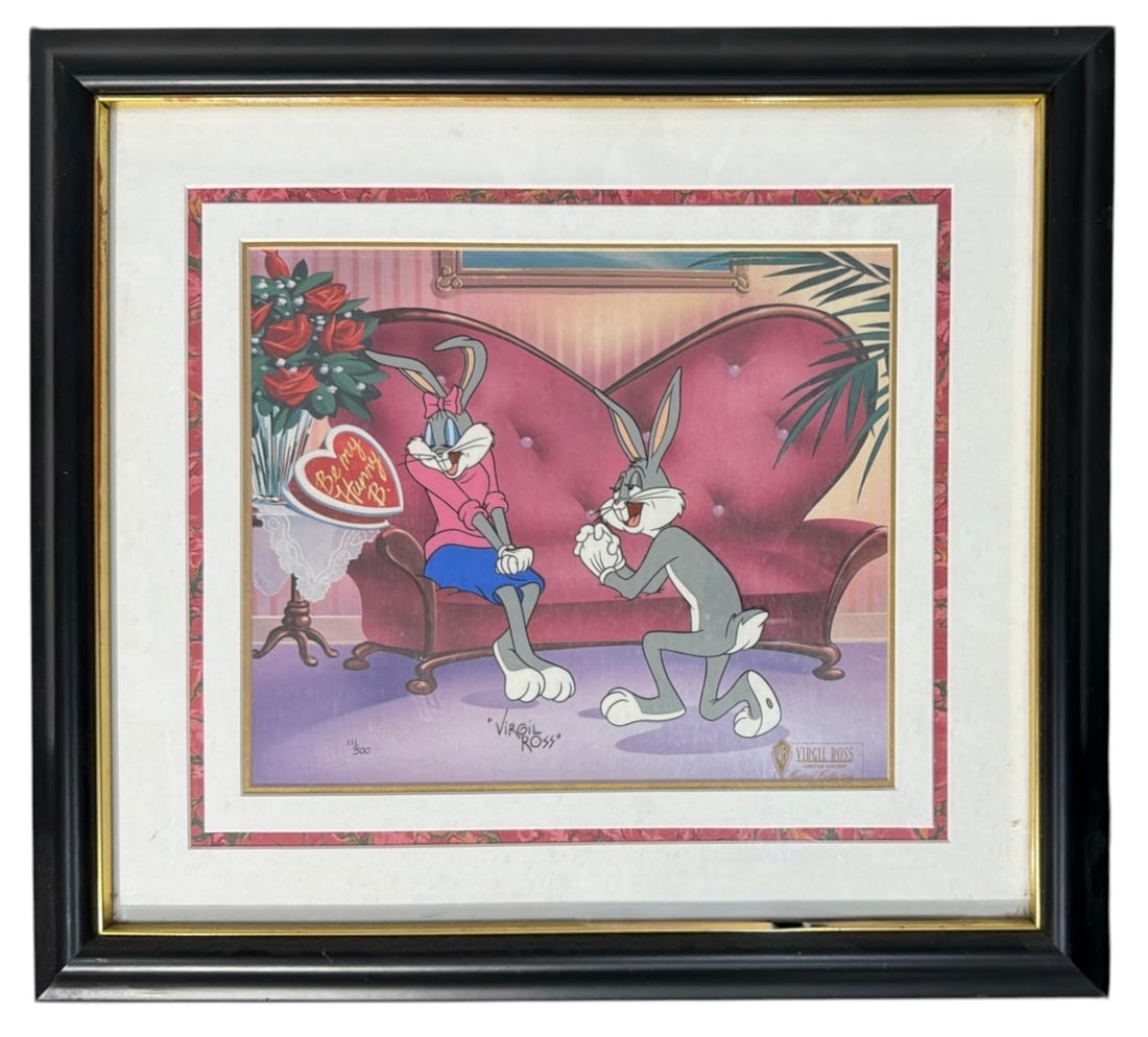 Warner Bros. Framed Limited Edition Animation Cel Titled Will Ya | 111 Out Of 500: Warner Bros. Framed Limited Edition Animation Cel Titled Will Ya | 111 Out Of 500