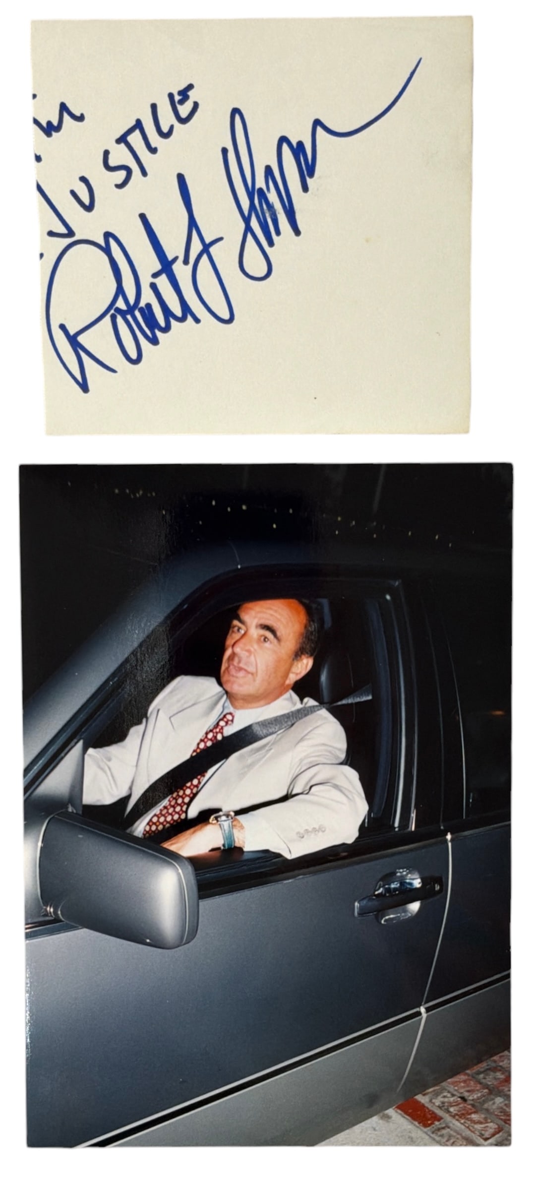 Autograph of Robert Shapiro and Photo | no coa: AUTHENTICATION HAS NOT BEEN PERFORMED TO GUARANTEE VERIFICATION | All purchases are made at the buyers discretion