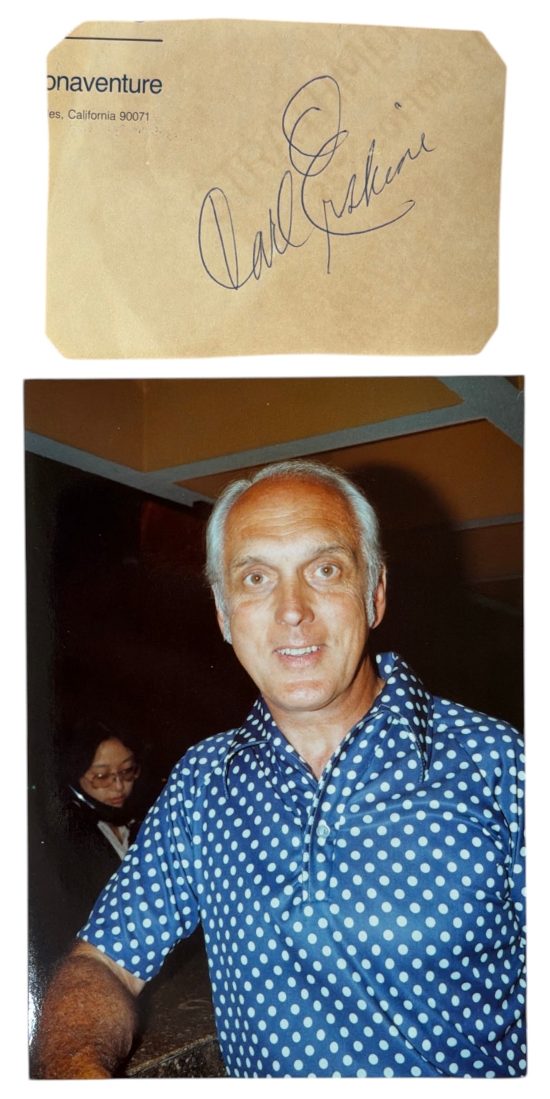 Autograph of Carl Erskine and Photo | no coa: AUTHENTICATION HAS NOT BEEN PERFORMED TO GUARANTEE VERIFICATION | All purchases are made at the buyers discretion