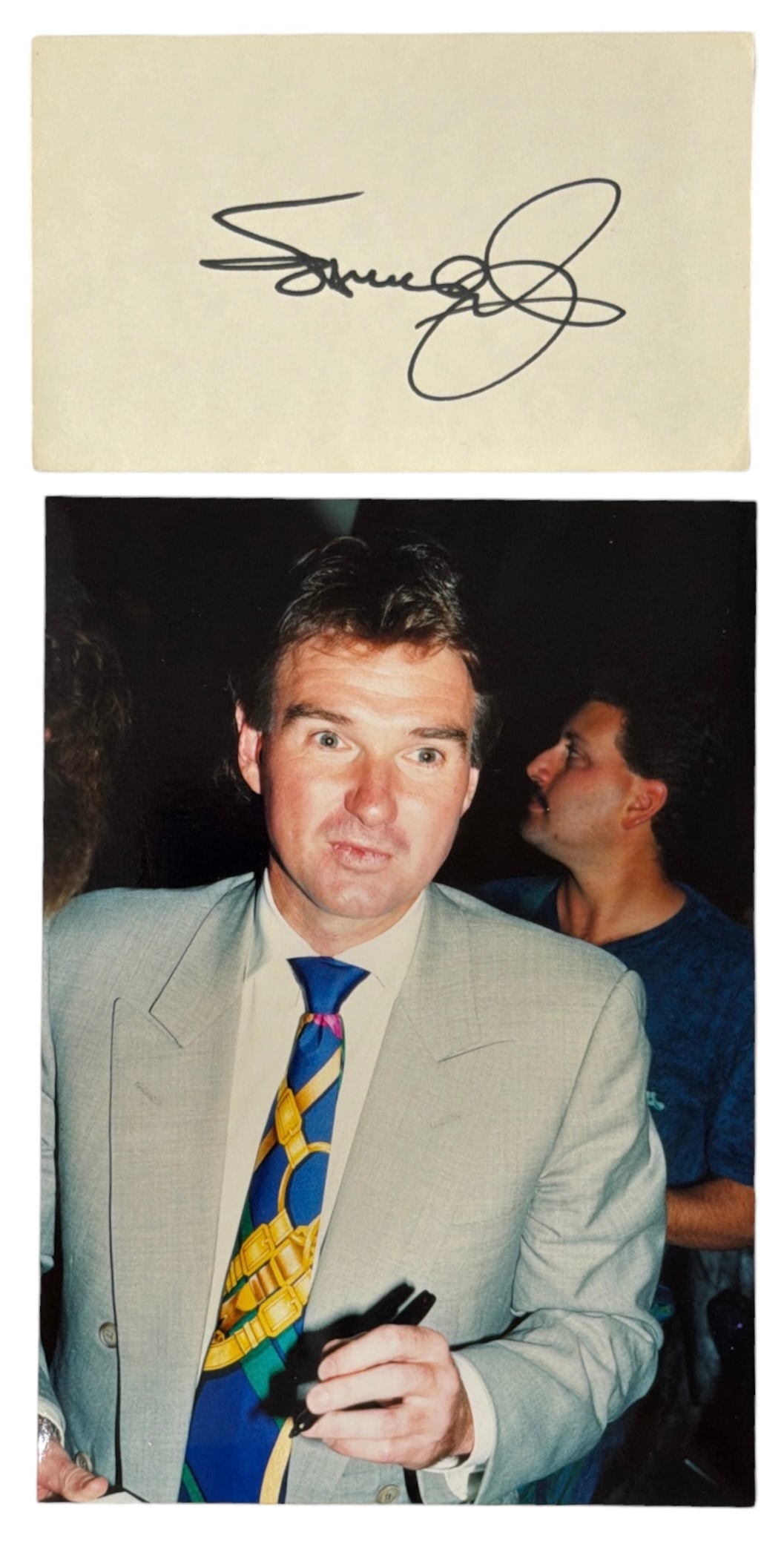 Autograph of Jimmy Connors and Photo | no coa: AUTHENTICATION HAS NOT BEEN PERFORMED TO GUARANTEE VERIFICATION | All purchases are made at the buyers discretion