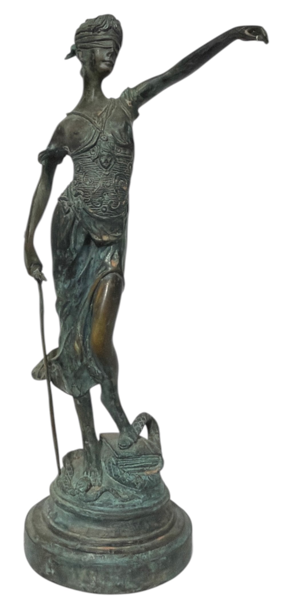 Bronze Statue of Lady Justice (1 of 5)