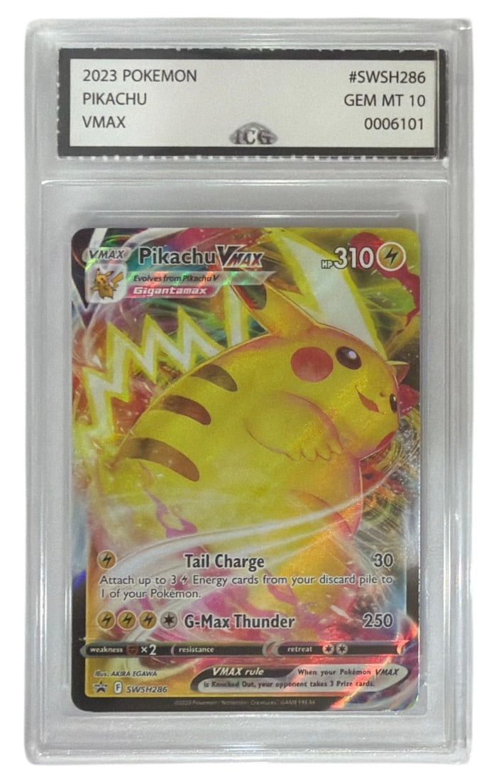 2023 Pikachu | Pokemon VMAX | No. SWSH286 | Graded 10 (1 of 2)