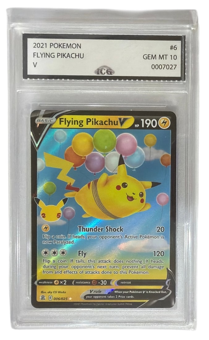 2021 Flying Pikachu | Pokemon V | No. 6 | Graded 10 (1 of 2)