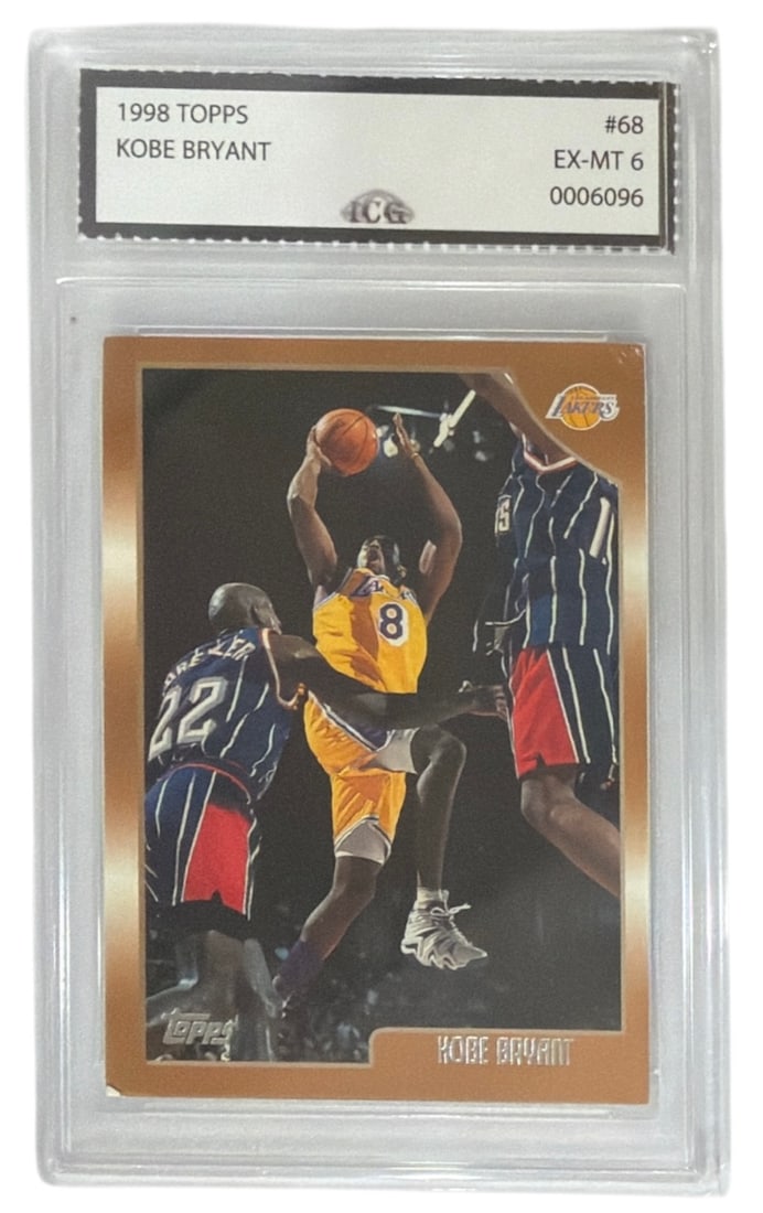 1998 Topps Kobe Bryant | No. 68 | Graded 6: 1998 Topps Kobe Bryant | No. 68 | Graded 6