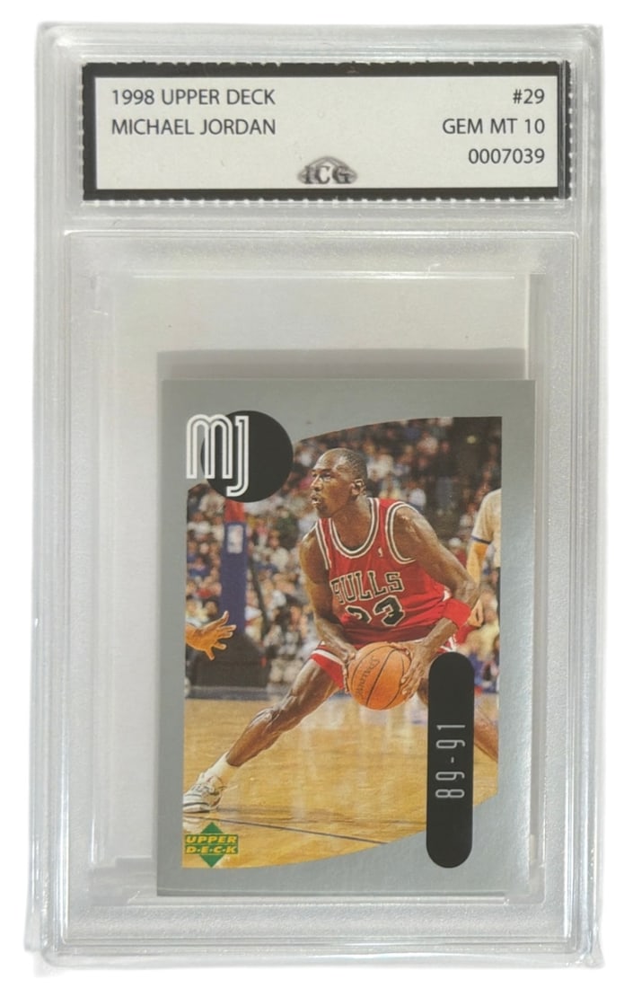 1998 Upper Deck Michael Jordan | No. 29 | Graded 10: 1998 Upper Deck Michael Jordan | No. 29 | Graded 10
