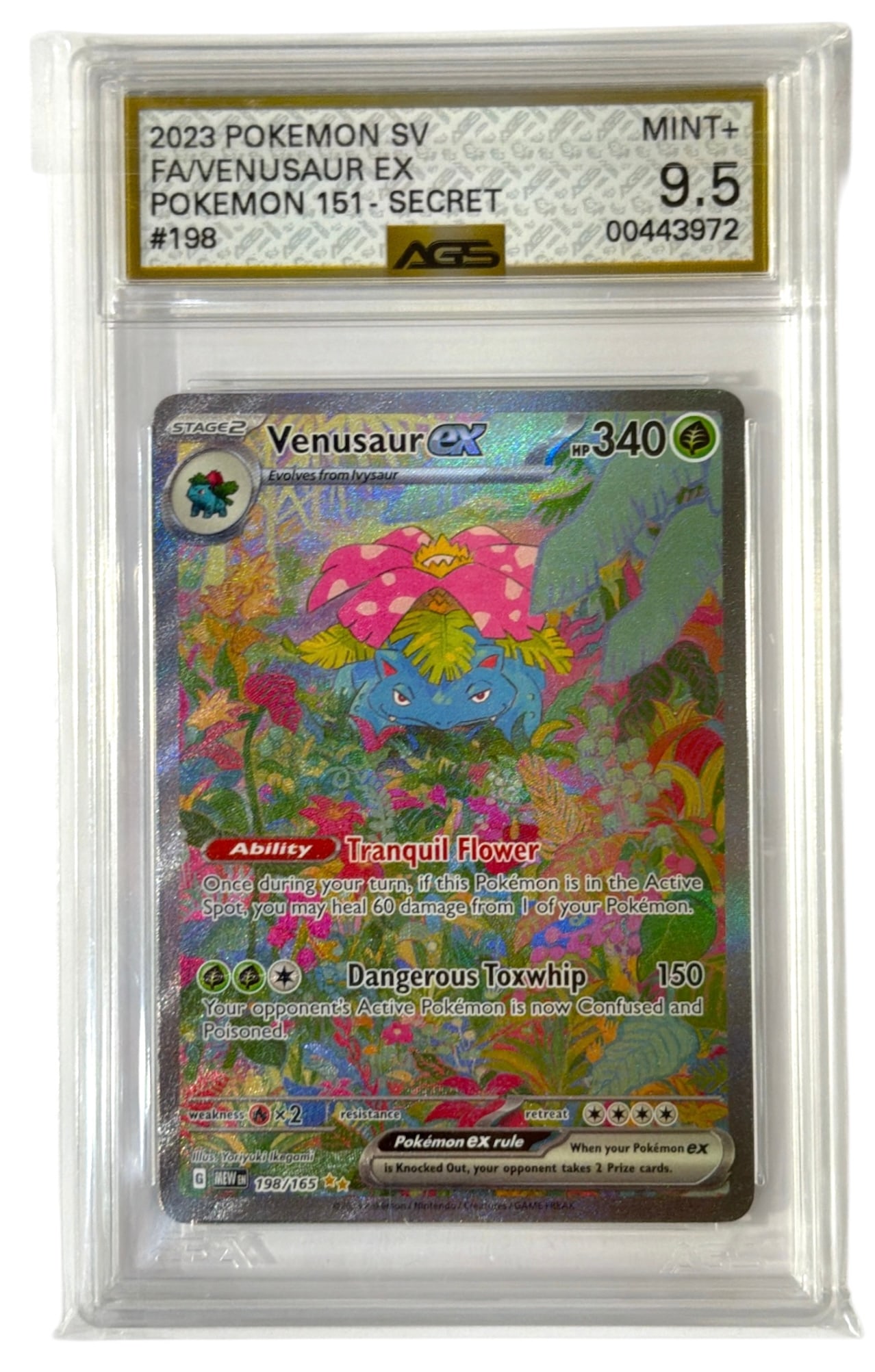 2023 Venusaur | Pokemon SV | No. 198 | Graded 9.5: 2023 Venusaur | Pokemon SV | No. 198 | Graded 9.5
